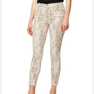 Sanctuary snake skin print 5 pocket jeans